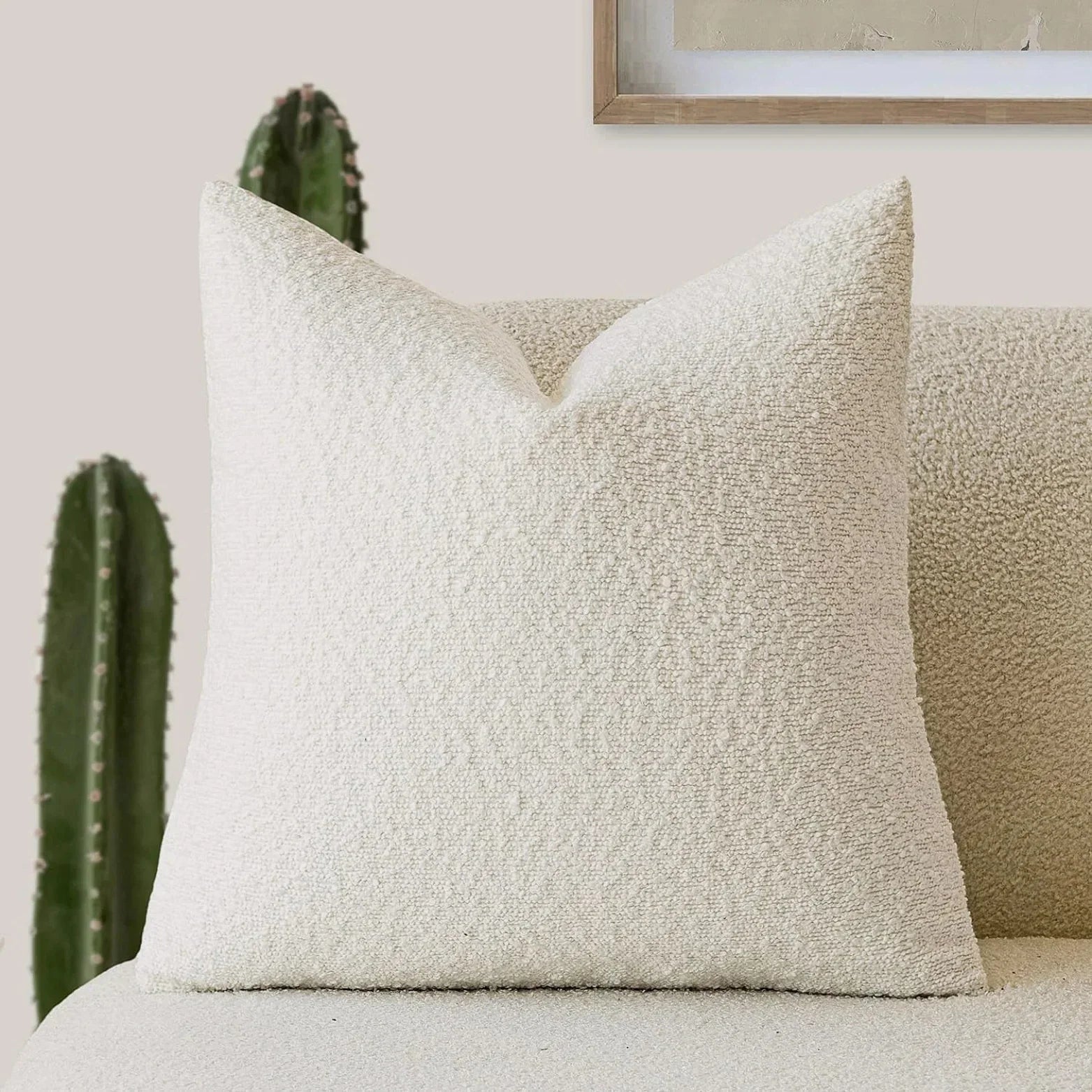 Premium Boucle Fabric Decorative Cushion Cover