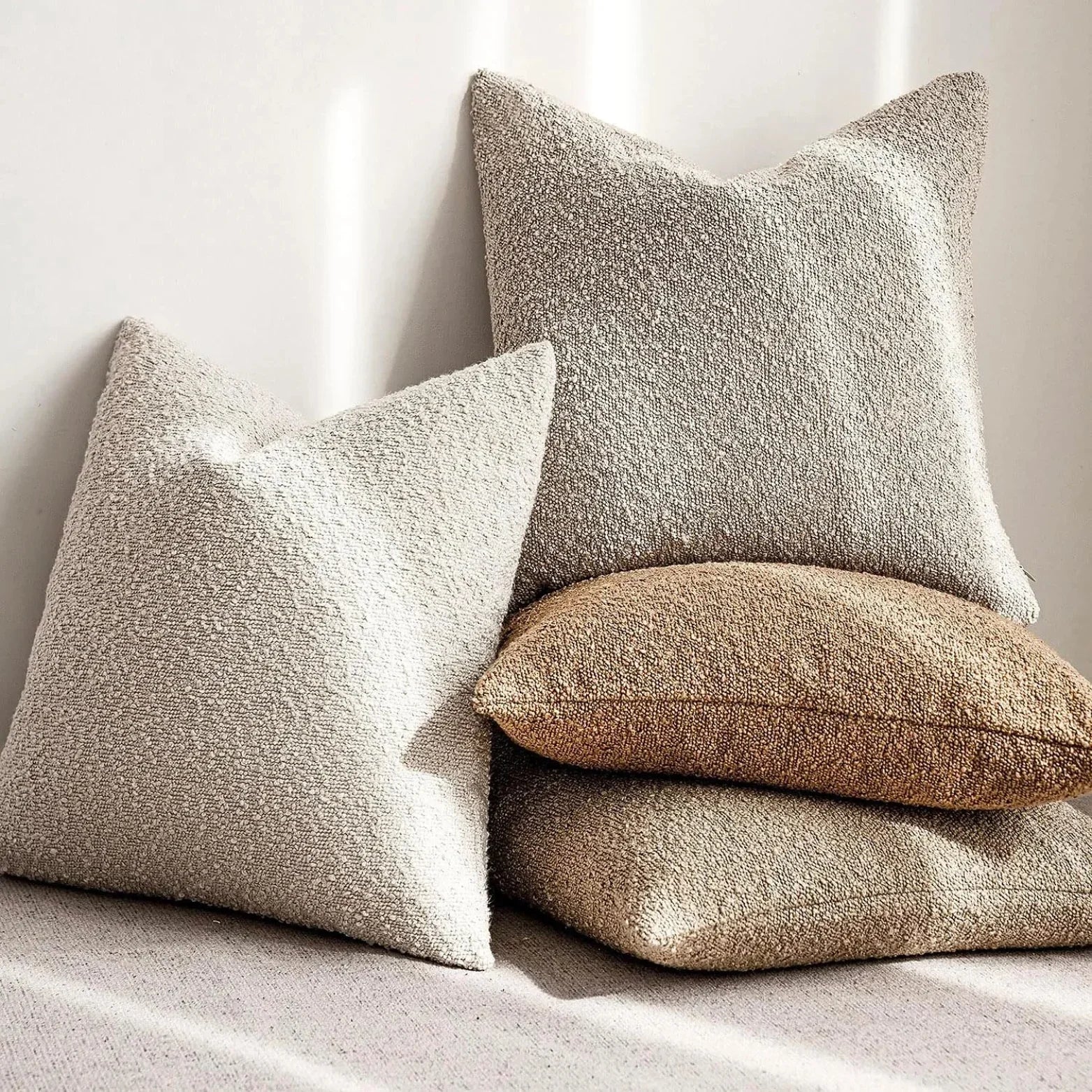 Premium Boucle Fabric Decorative Cushion Cover
