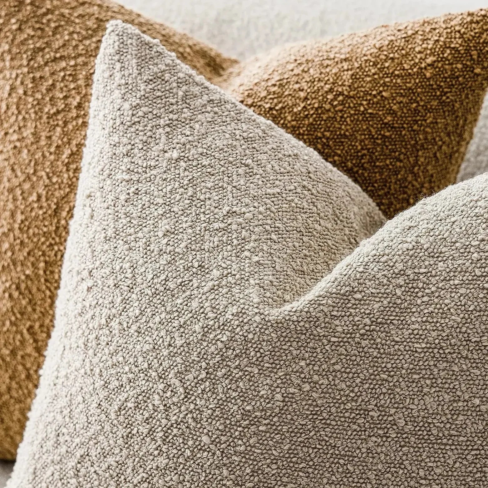 Premium Boucle Fabric Decorative Cushion Cover