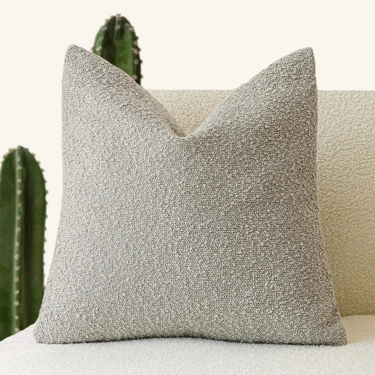 Premium Boucle Fabric Decorative Cushion Cover