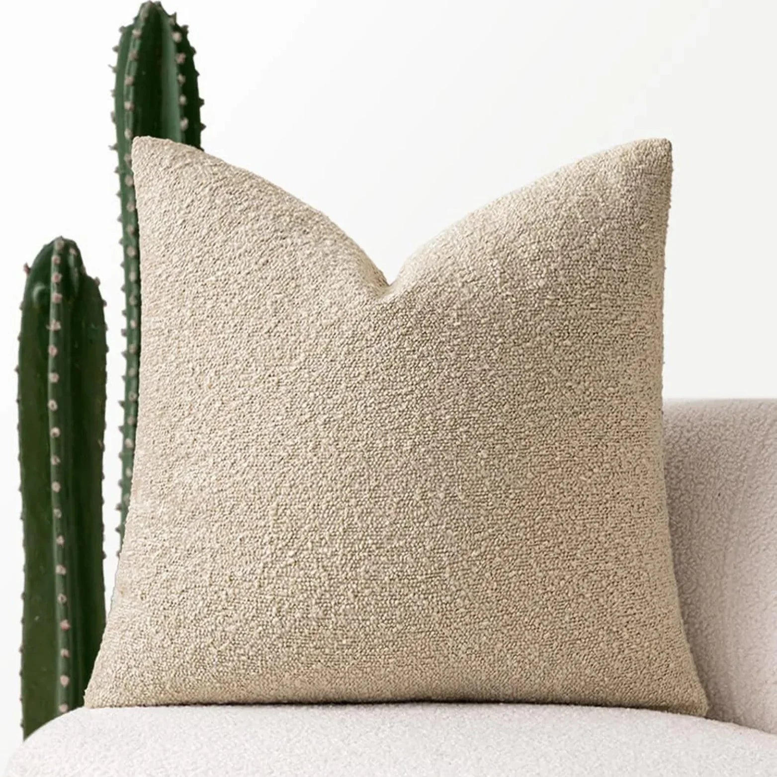 Premium Boucle Fabric Decorative Cushion Cover