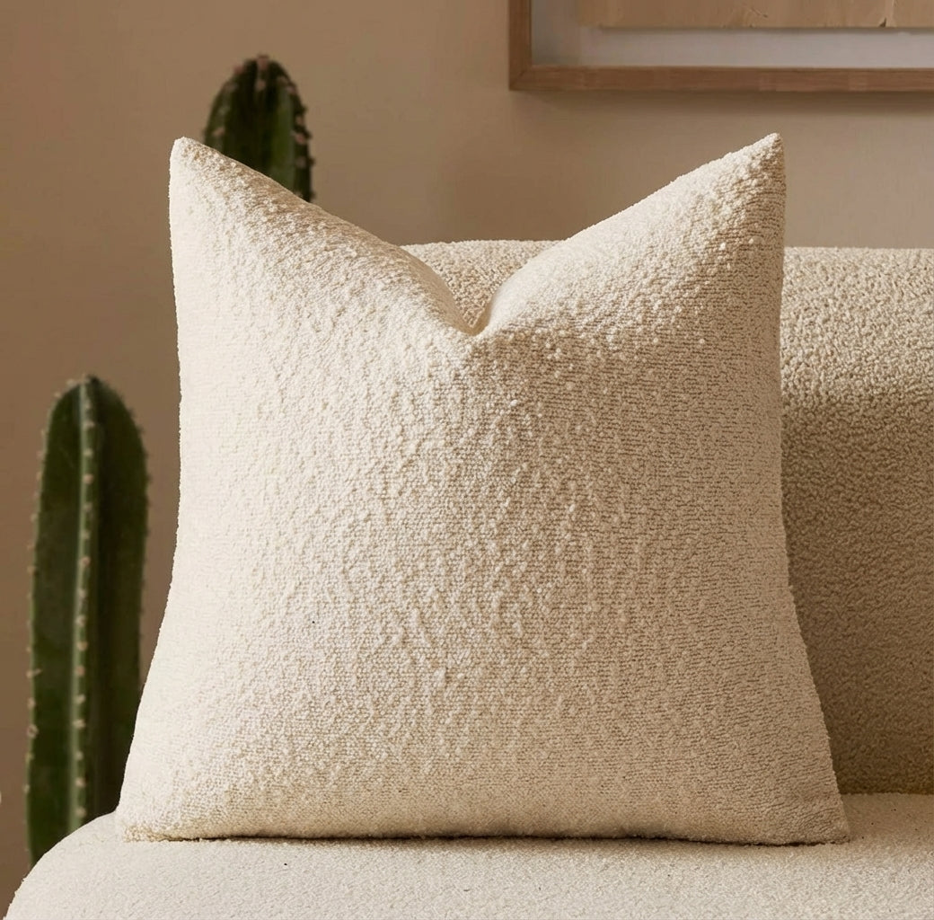 Premium Boucle Fabric Decorative Cushion Cover