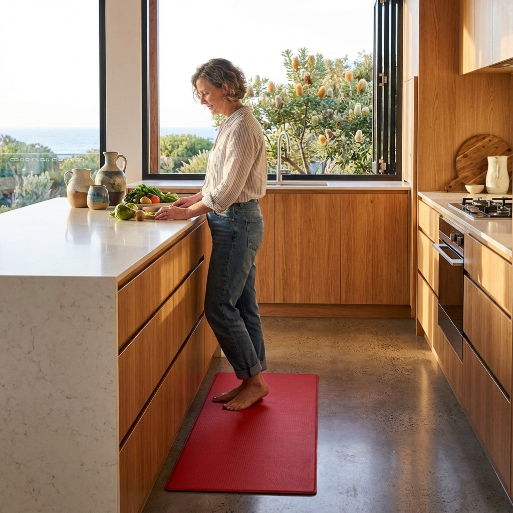 Ergonomic Non-Slip Kitchen Floor Rug for Comfort Support
