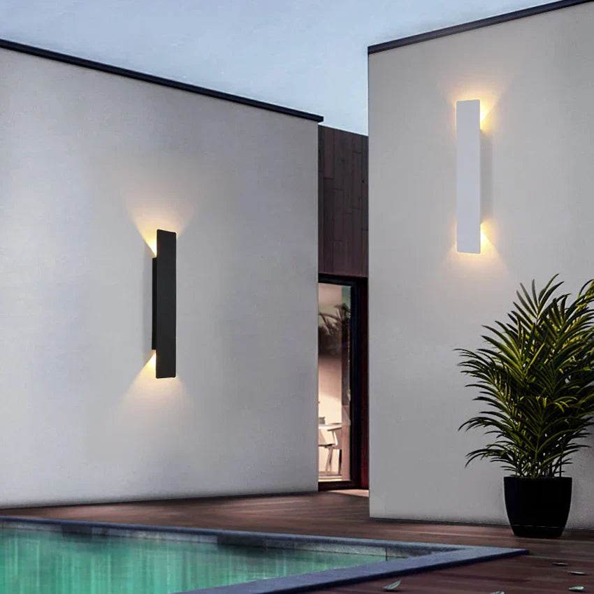Matte Waterproof Architectural LED Linear Wall Light
