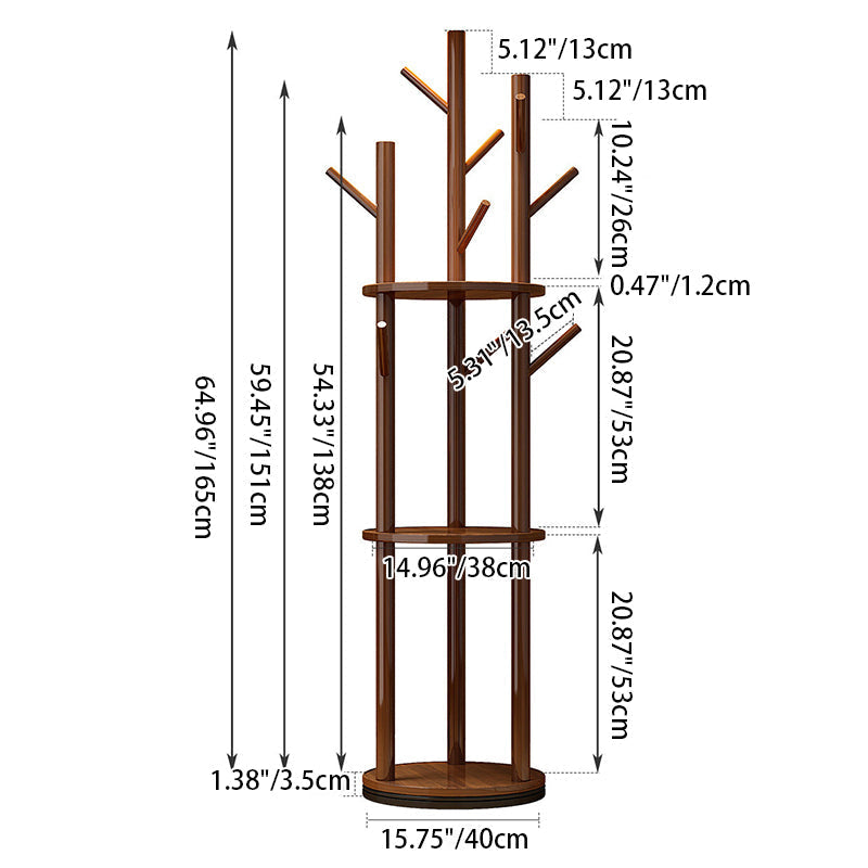 Stylish Modern Timber Coat Rack