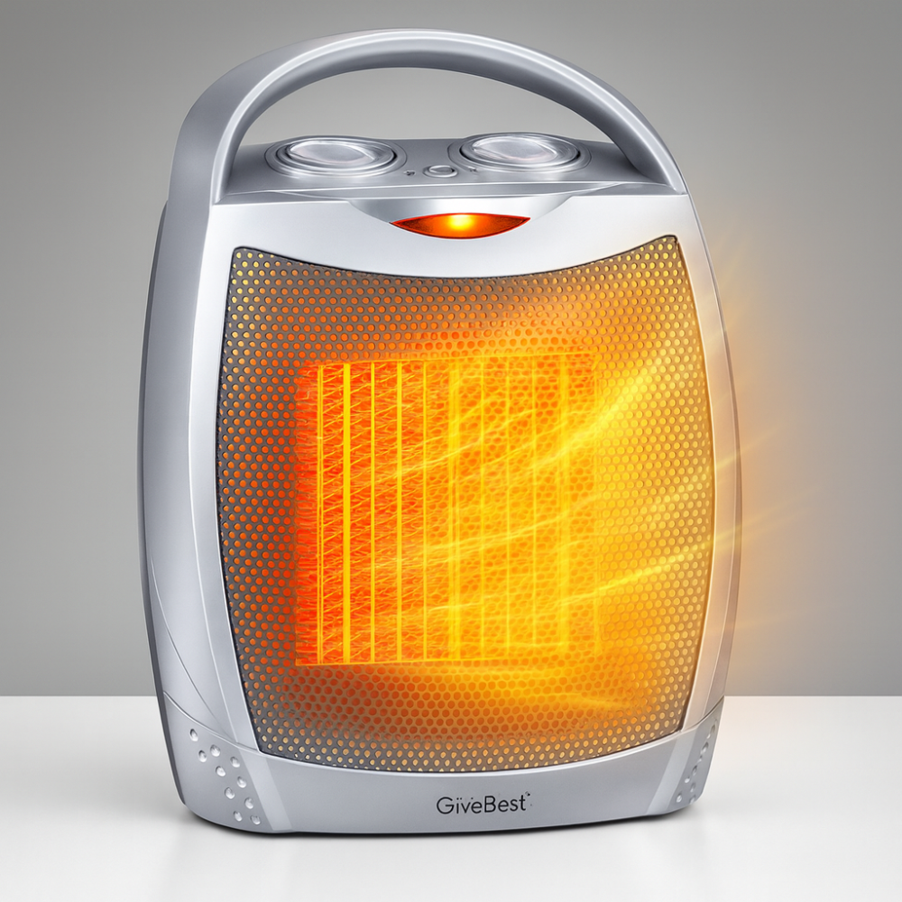 Portable Ceramic Indoor Electric Space Heater 1500W with Remote