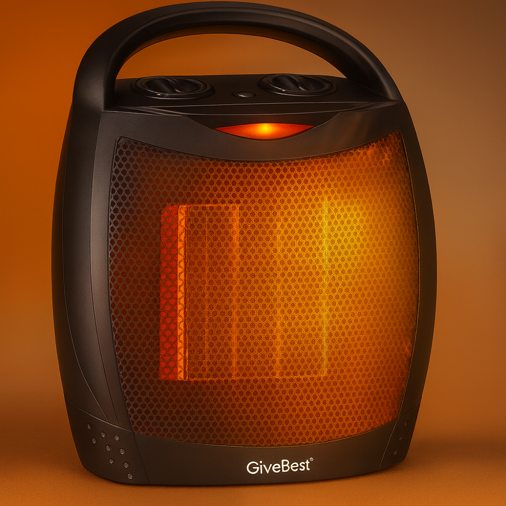 Portable Ceramic Indoor Electric Space Heater 1500W with Remote