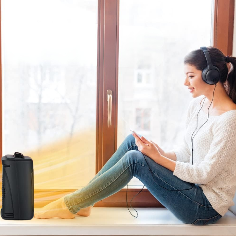 Portable Ceramic Electric Space Heater 1500W for Indoor Rooms