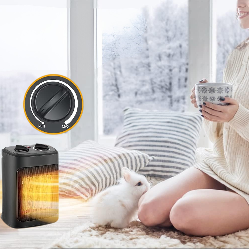 Portable Ceramic Electric Space Heater 1500W for Indoor Rooms
