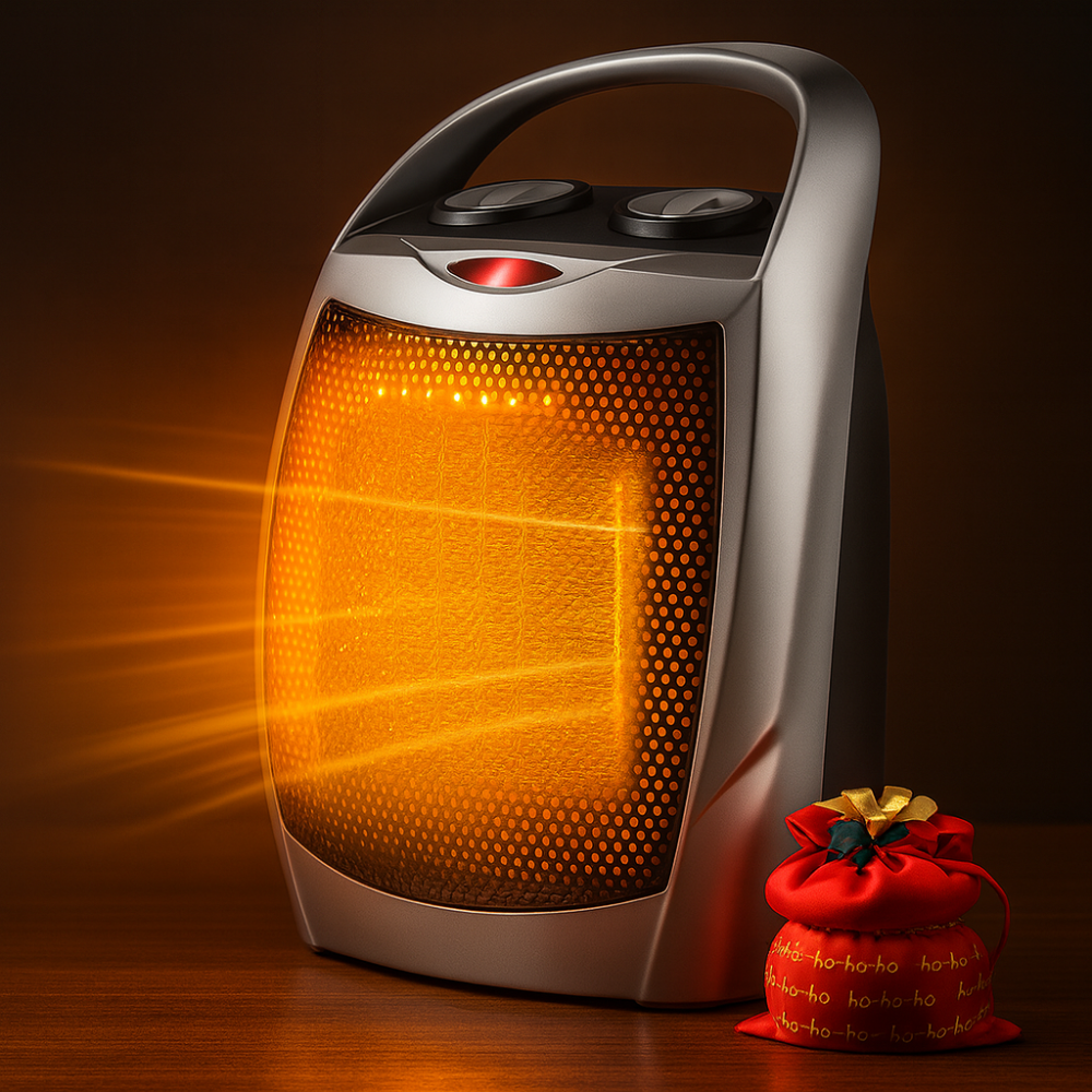 Portable Electric Space Heater Ceramic PTC Fast Heating Indoor Desktop