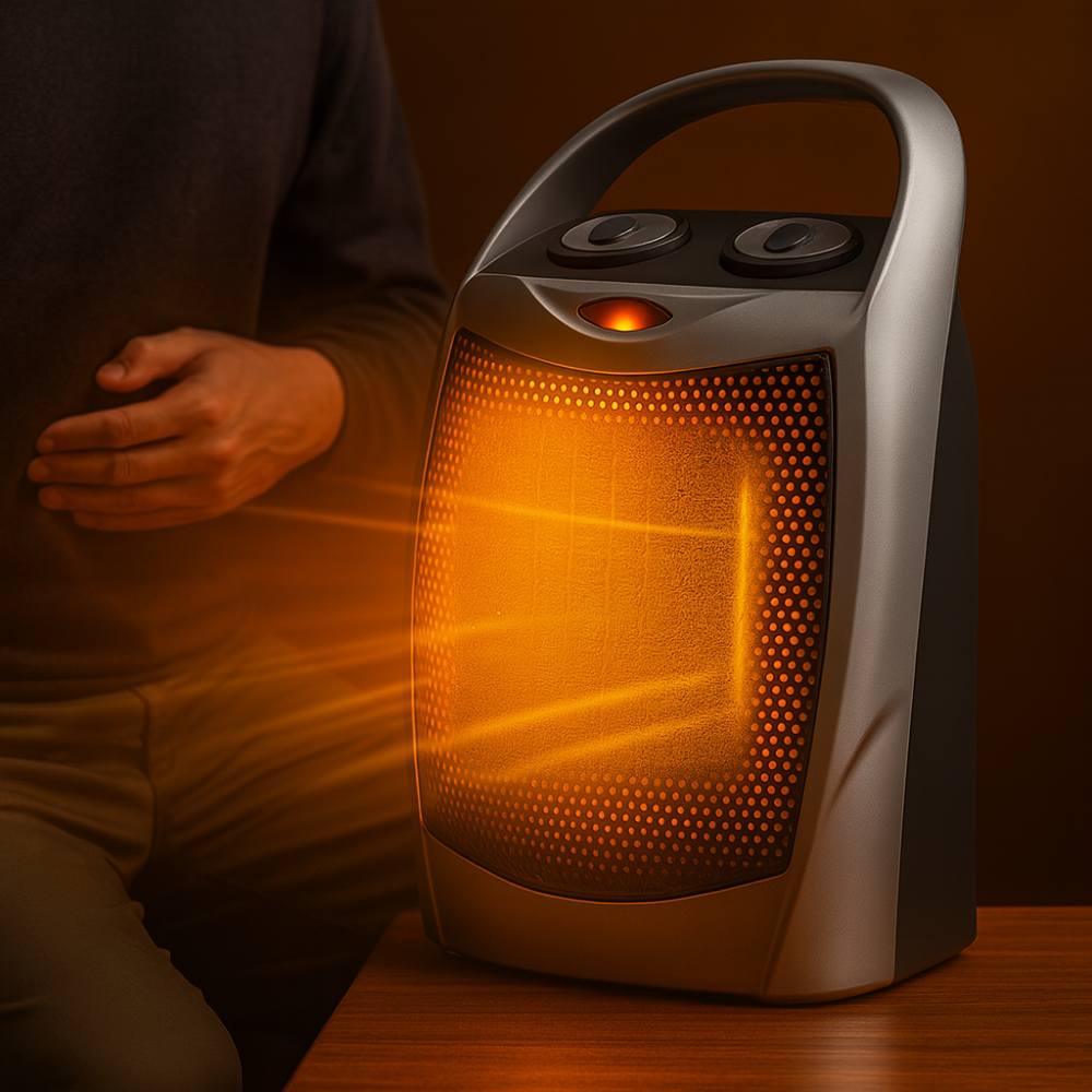 Portable Electric Space Heater Ceramic PTC Fast Heating Indoor Desktop
