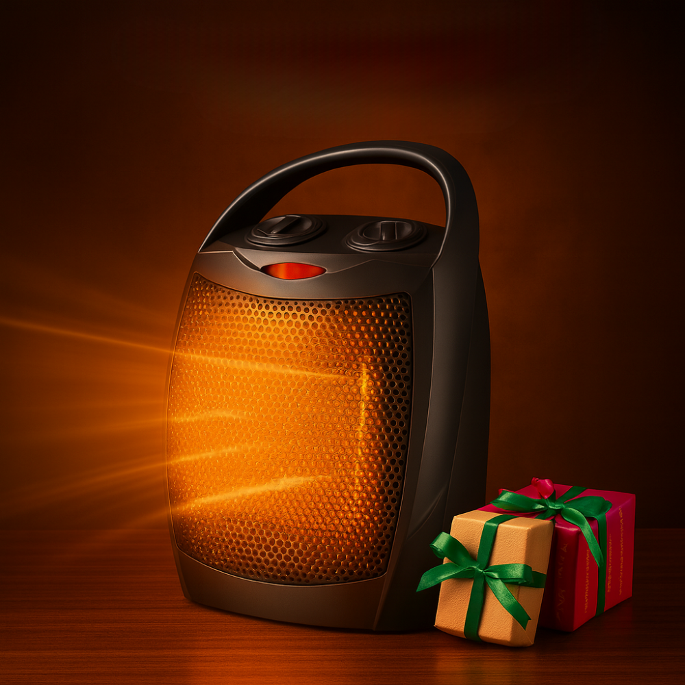 Portable Electric Space Heater Ceramic PTC Fast Heating Indoor Desktop