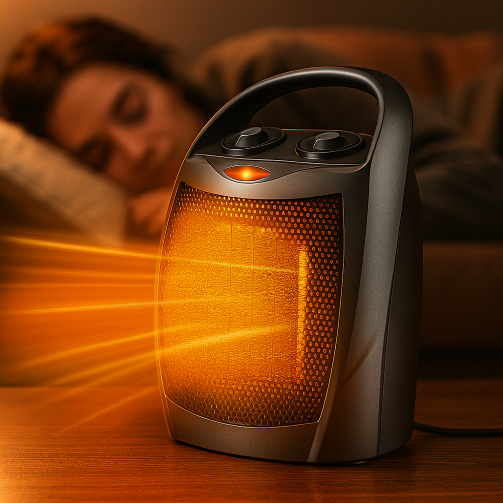 Portable Electric Space Heater Ceramic PTC Fast Heating Indoor Desktop