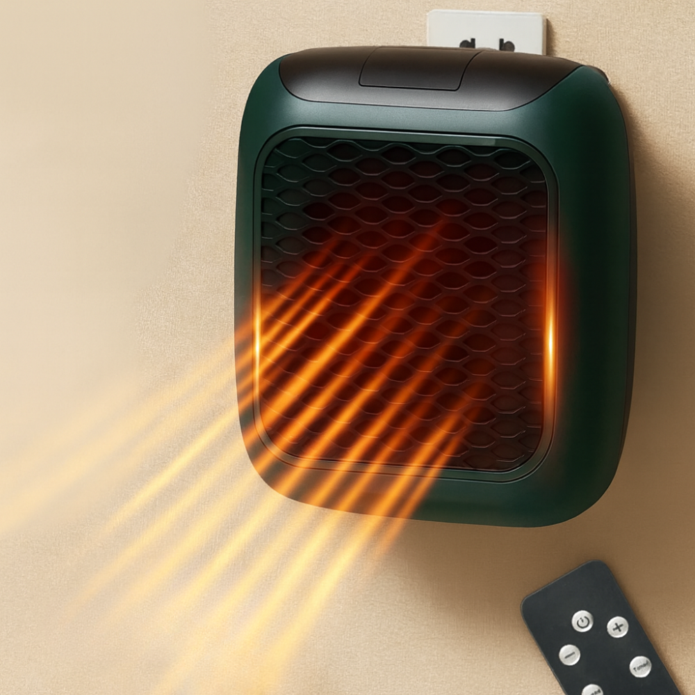 Wall Mounted Electric Space Heater Portable Ceramic Room Heater