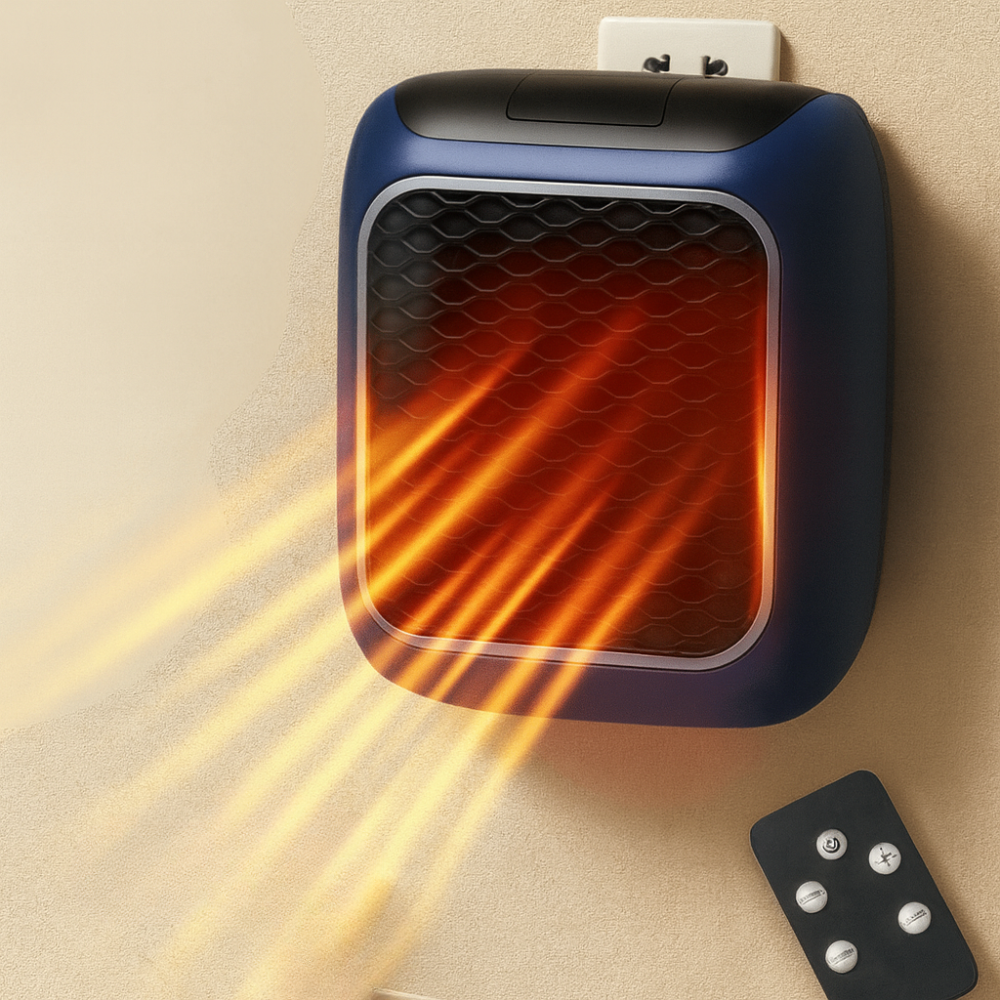 Wall Mounted Electric Space Heater Portable Ceramic Room Heater