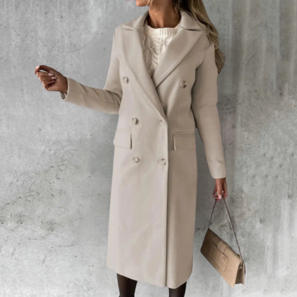 Long Trench Coat for Women with Timeless Comfort and Elegant Style