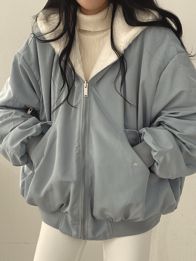 Oversized Winter Jacket in Warm Design for Ultimate Comfort and Style