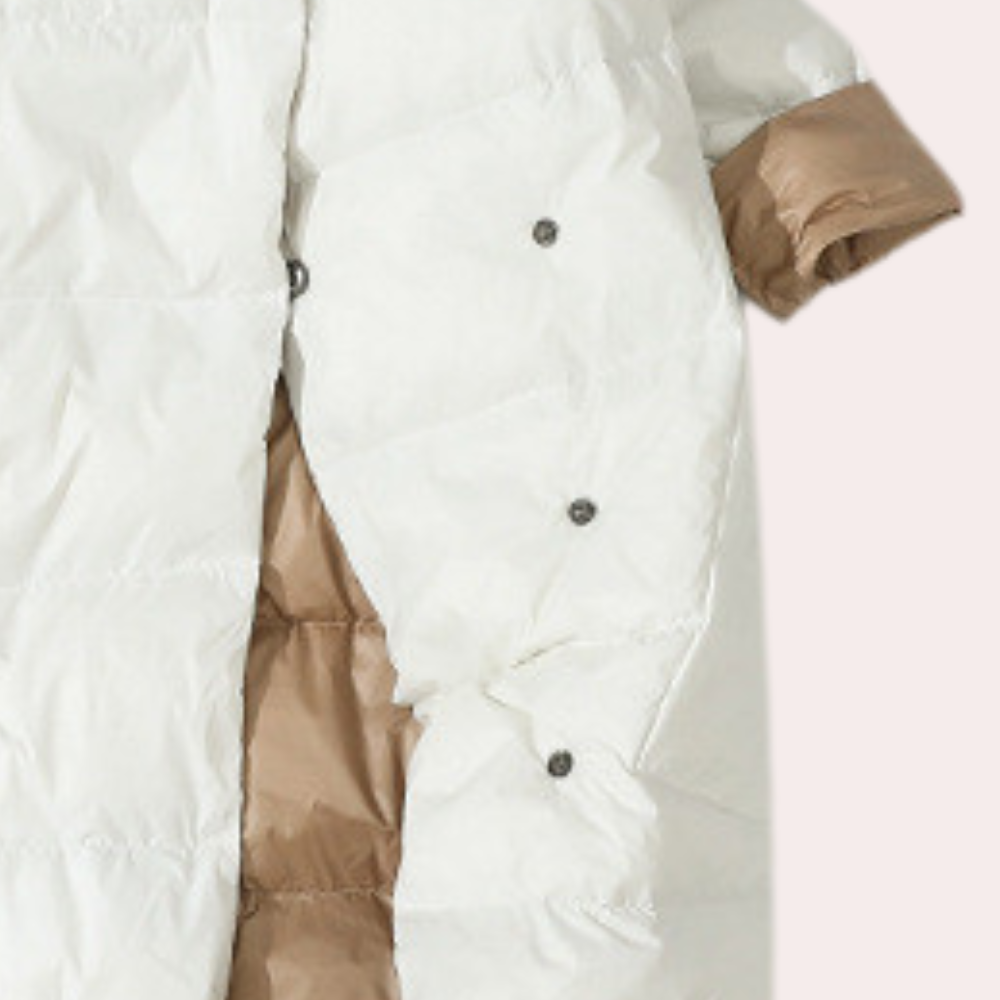 Elegant Padded Winter Puffer Jacket for Women