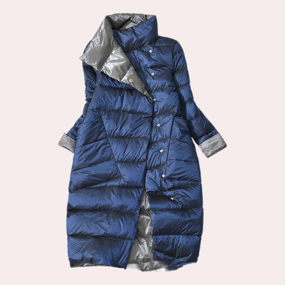 Elegant Padded Winter Puffer Jacket for Women