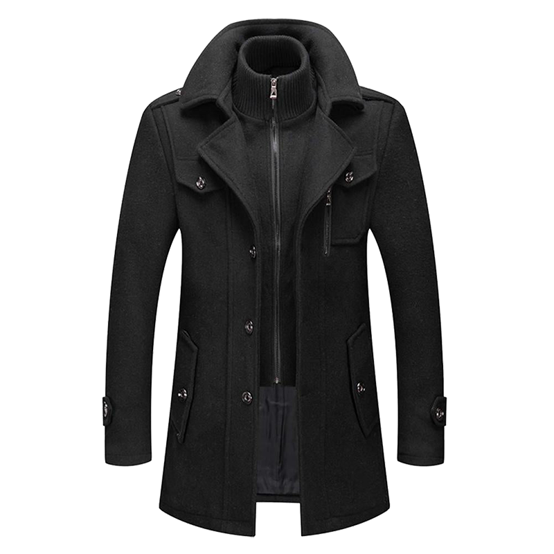 Classic Warm Winter Coat for Men with Fashionable Look