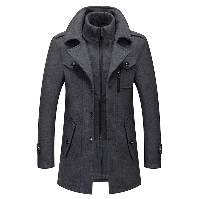 Classic Warm Winter Coat for Men with Fashionable Look