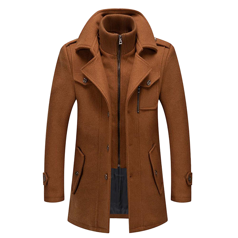 Classic Warm Winter Coat for Men with Fashionable Look