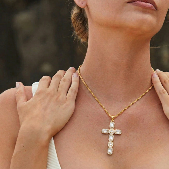Diamond Cross Necklace