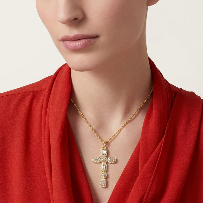 Diamond Cross Necklace
