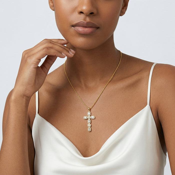 Diamond Cross Necklace