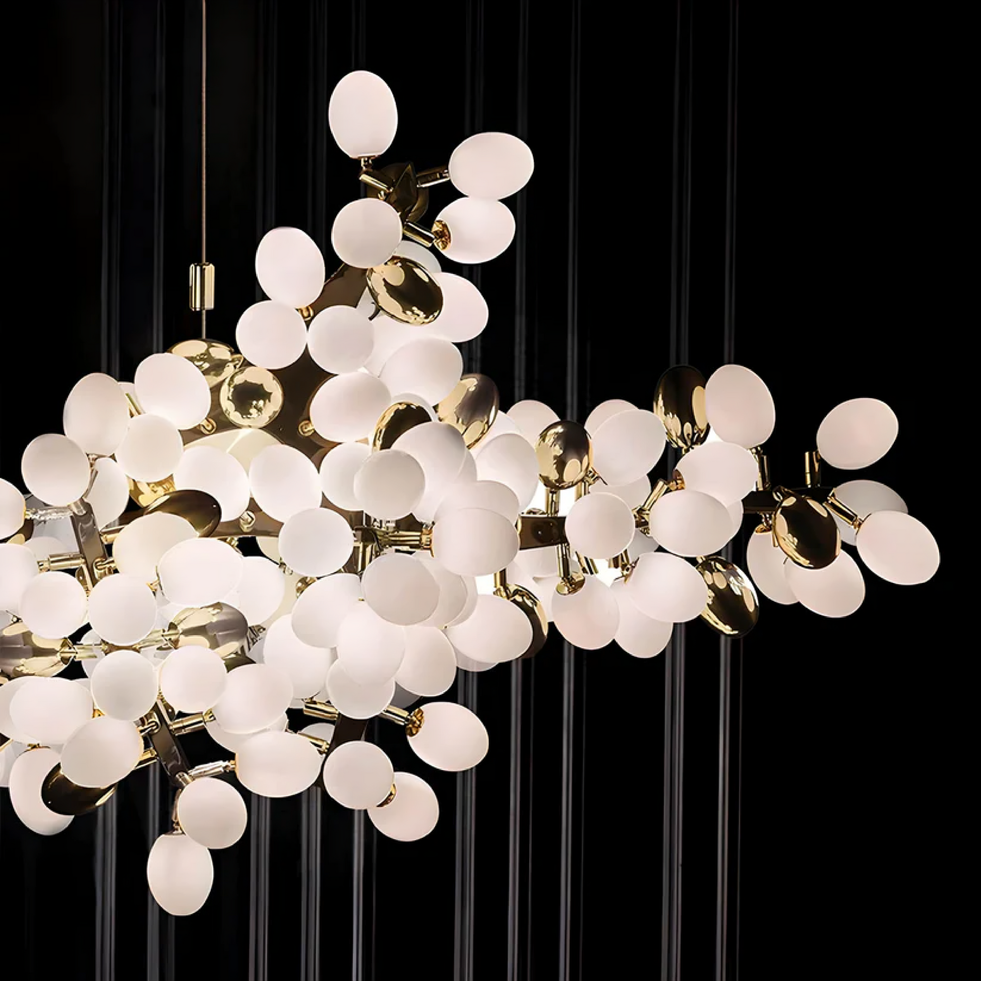 Flower Chandelier with Modern Touch