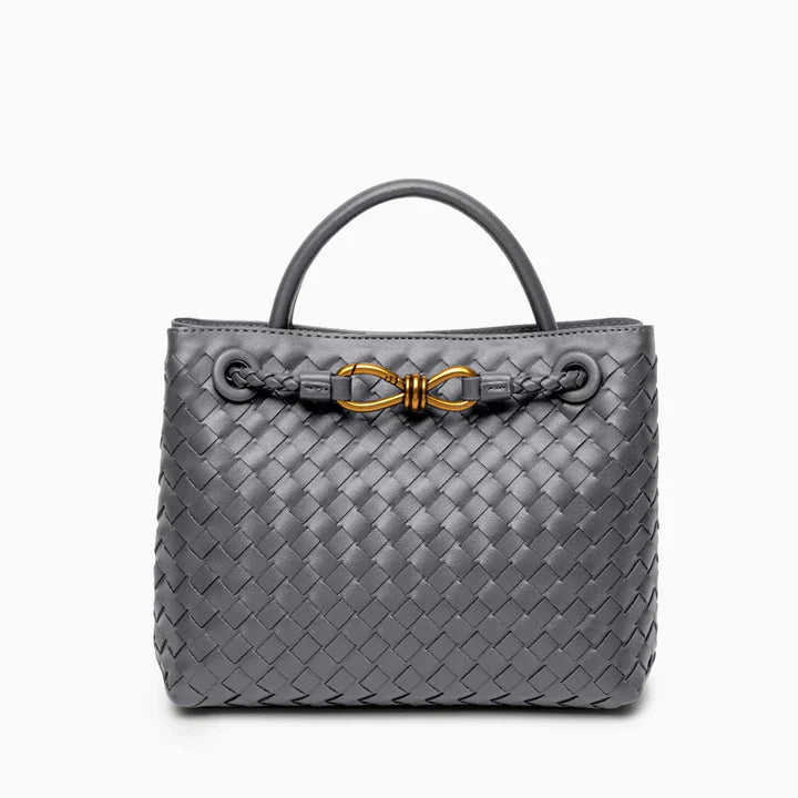 Adela | Woven Crossbody Bag-Handbag-Urban Devyne-Dark Grey-Urban Devyne