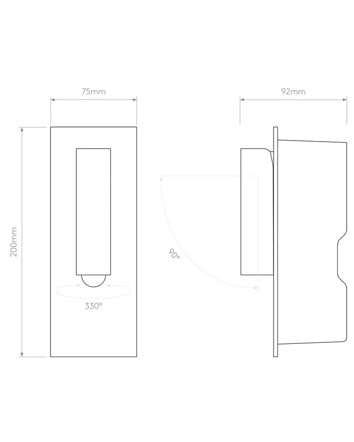 Adjustable USB Reading Wall Light