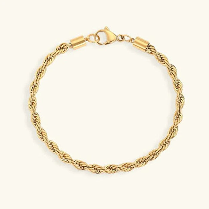 Rope Chain Bracelet in Gold