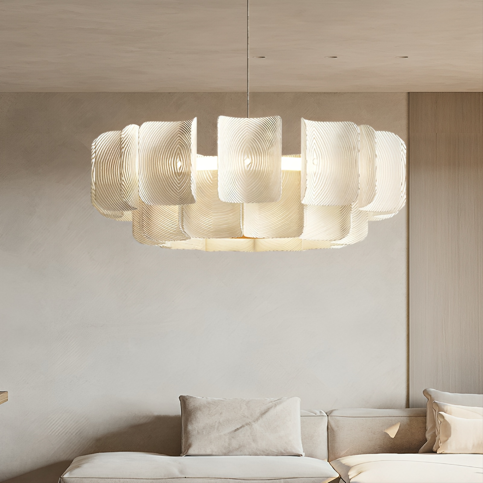 Modern Japanese Style Wabi Sabi Light Fixture