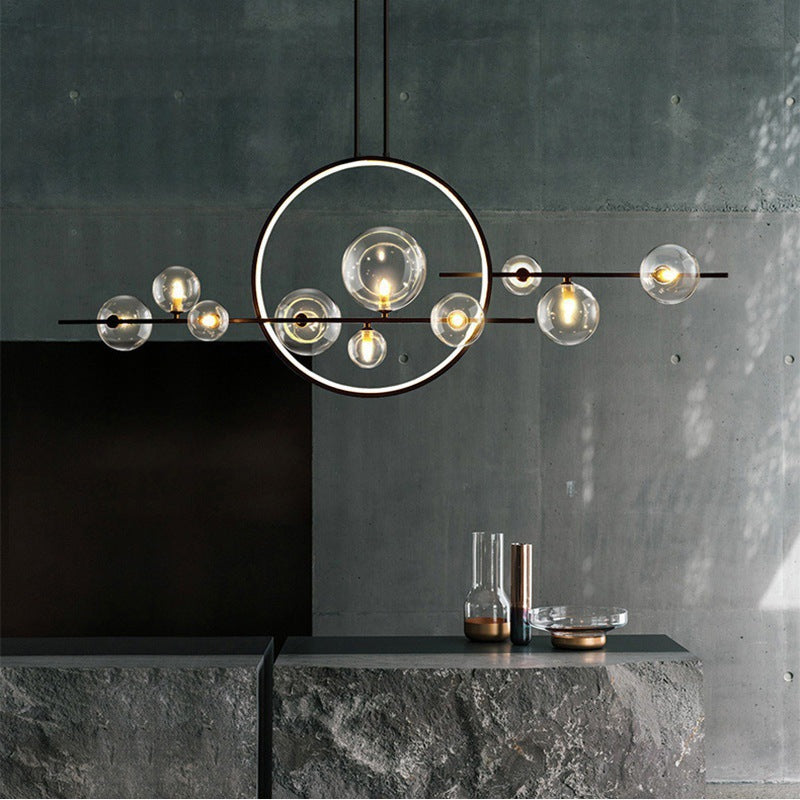 Modern Kitchen Glass Chandelier
