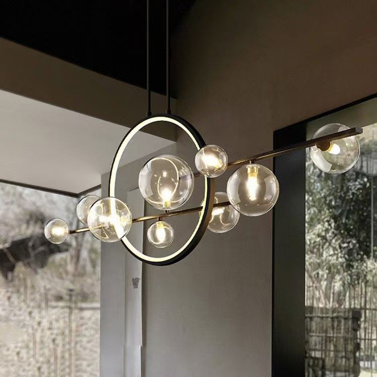 Modern Kitchen Glass Chandelier