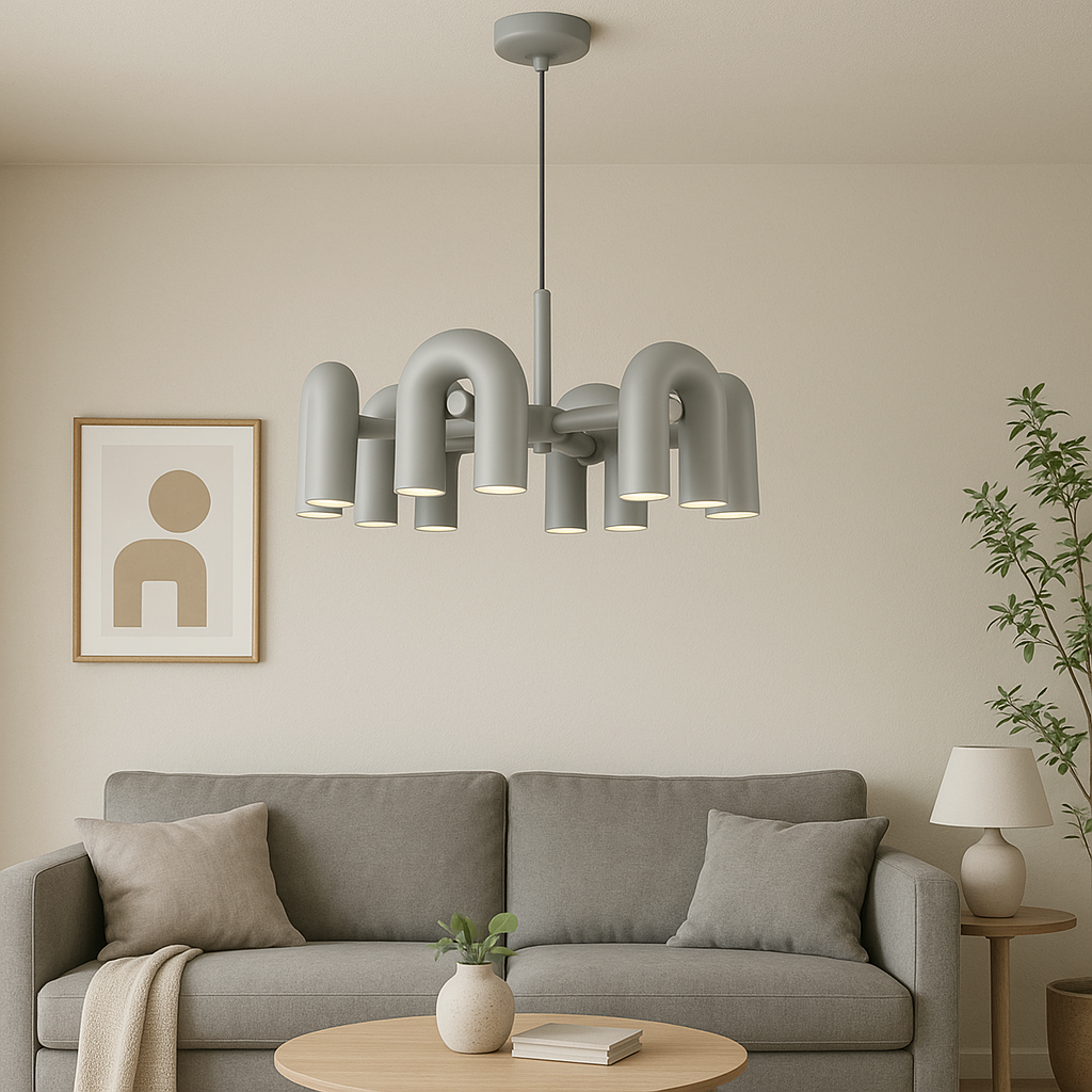 Modern Chandelier Inspired by Bauhaus Design