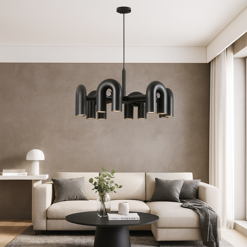 Modern Chandelier Inspired by Bauhaus Design