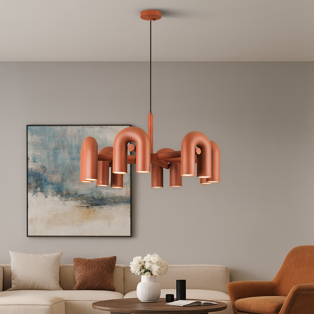 Modern Chandelier Inspired by Bauhaus Design