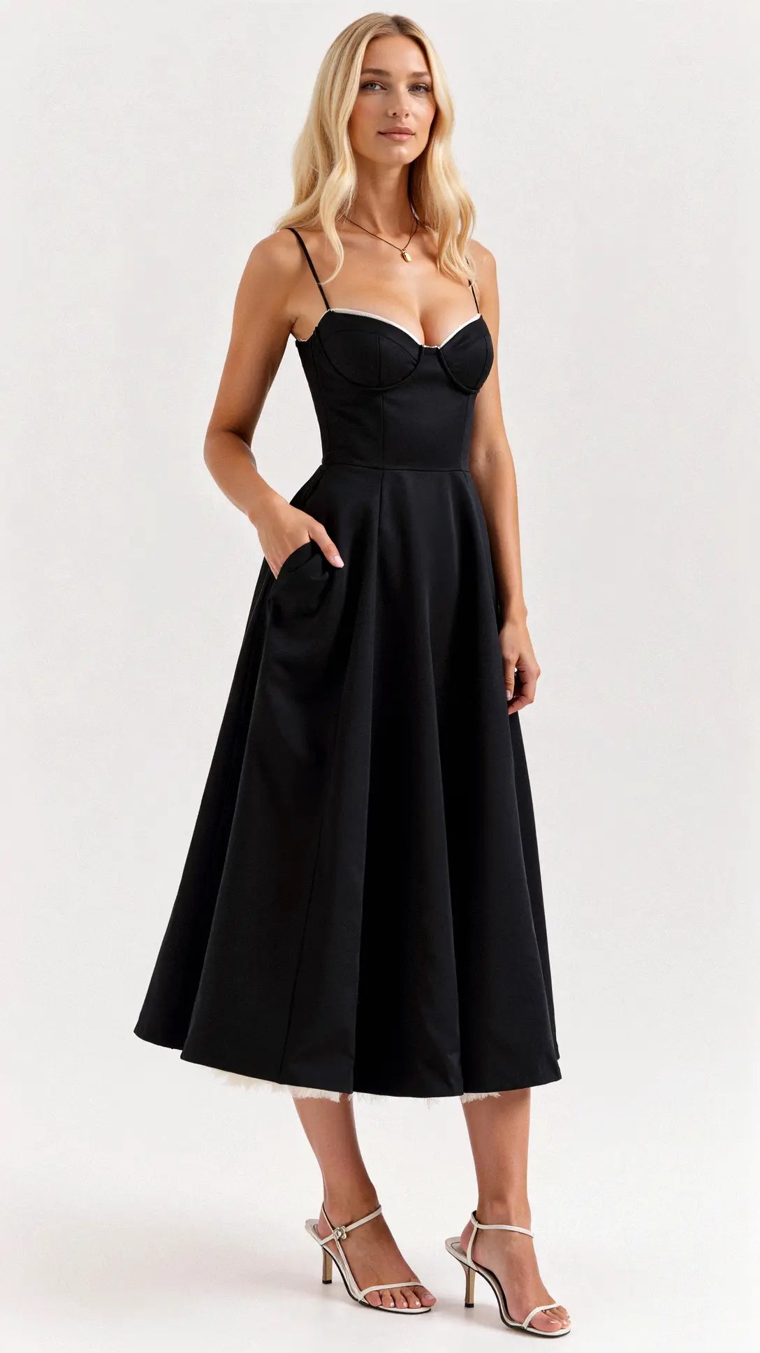 Aurelia | Tulle Midi Dress