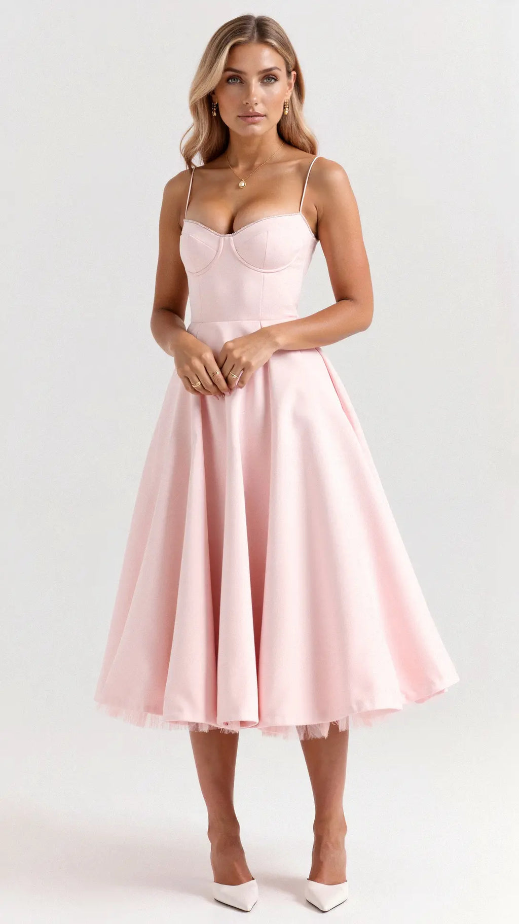 Aurelia | Tulle Midi Dress