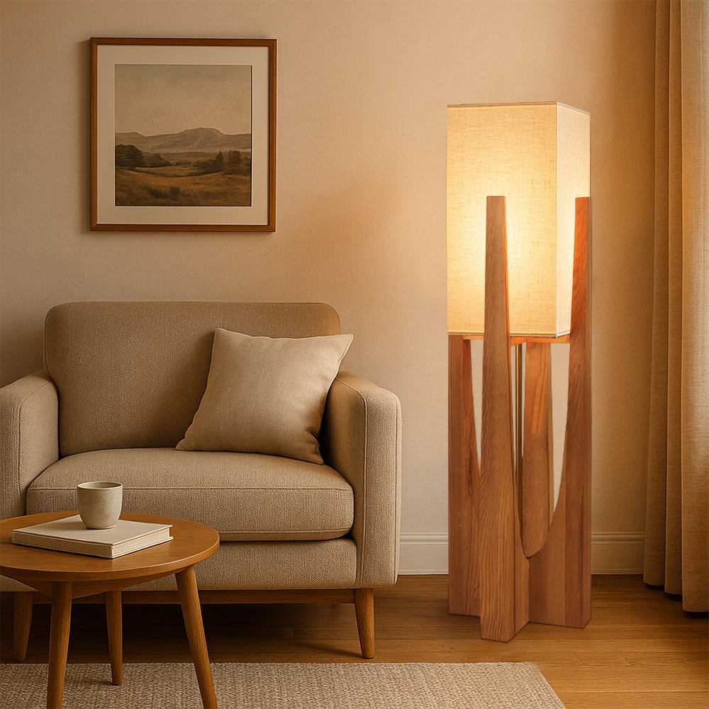 Modern Japanese Style Wabi Sabi Floor Lamp