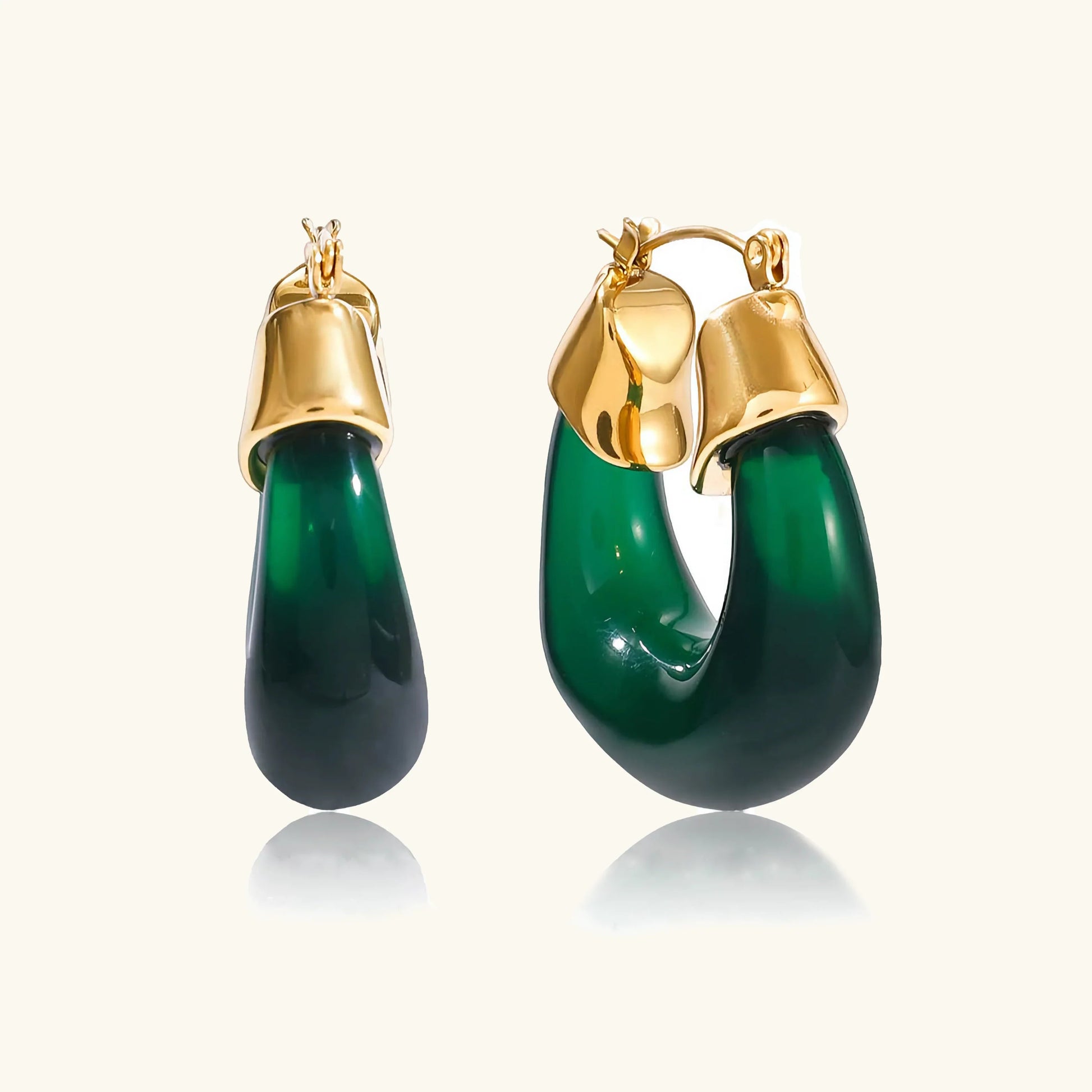Chunky Enamel Hoops
