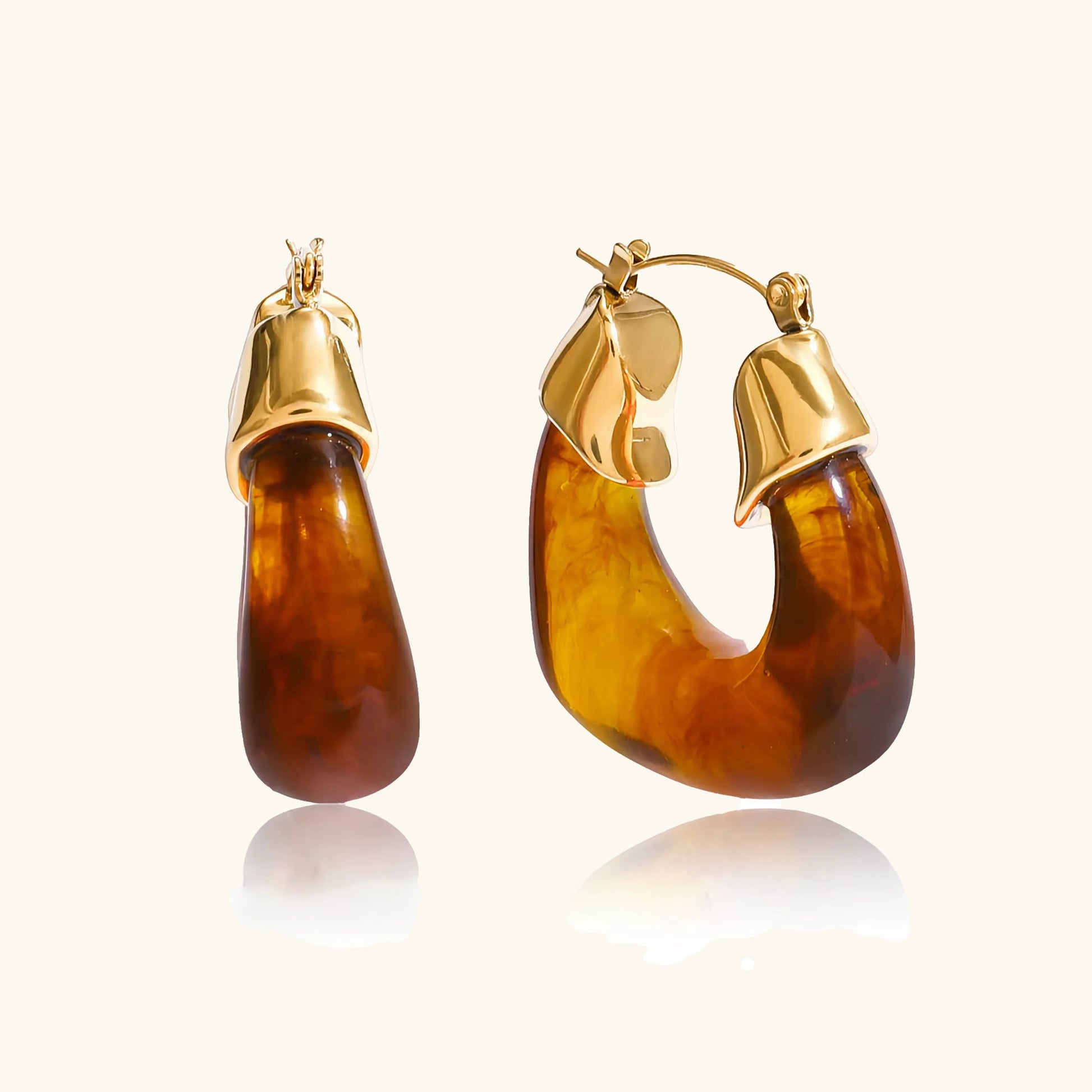 Chunky Enamel Hoops