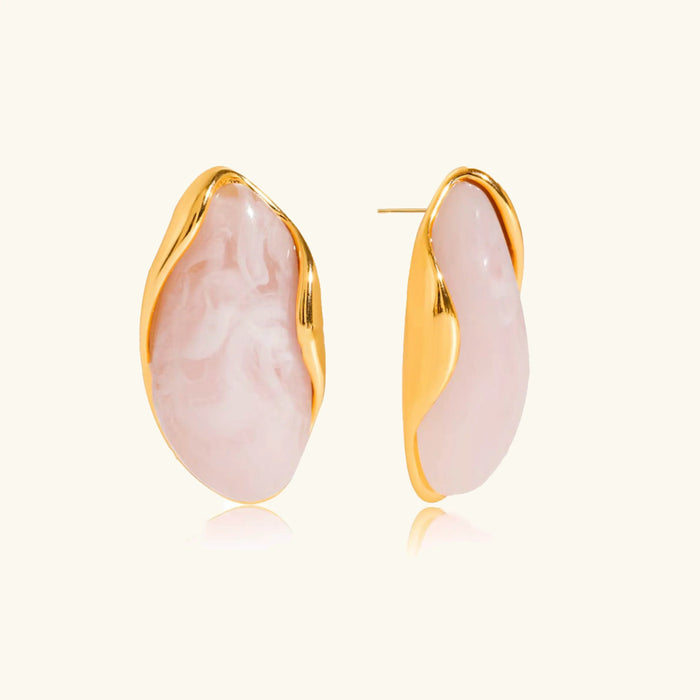 Polished Gemstone Earrings