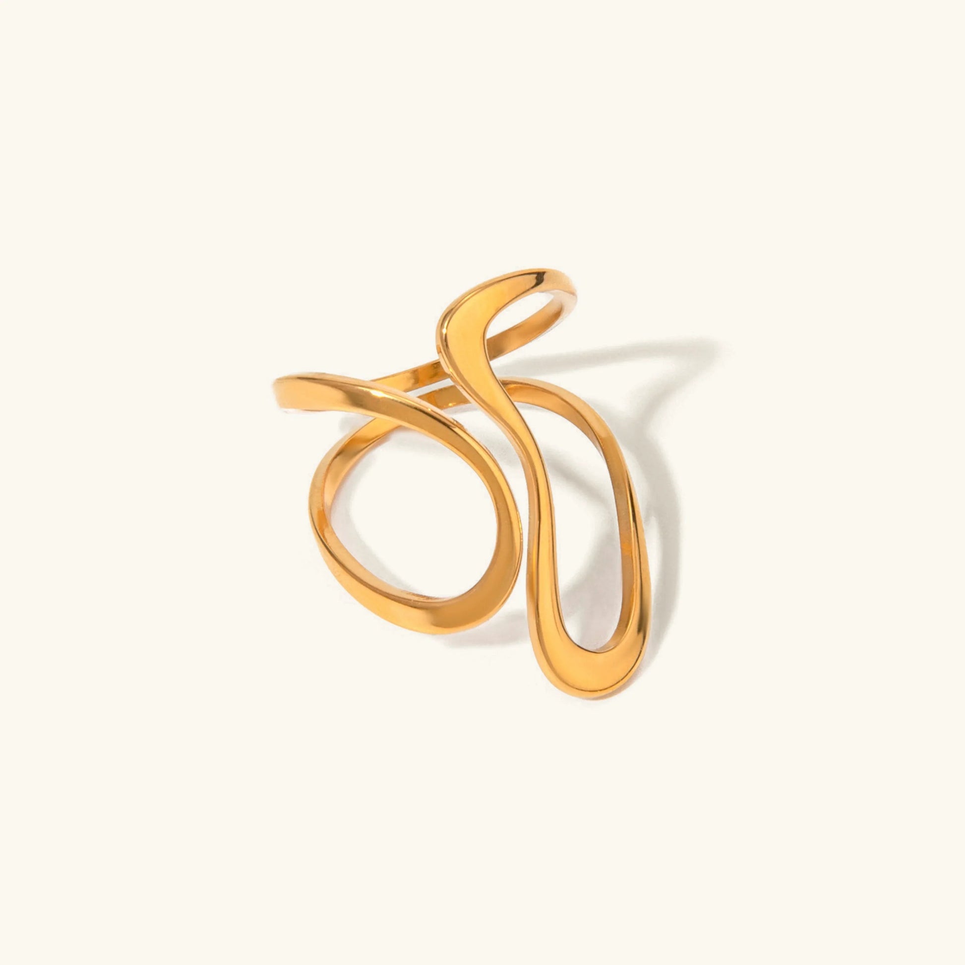 Gold Mosaic Ring