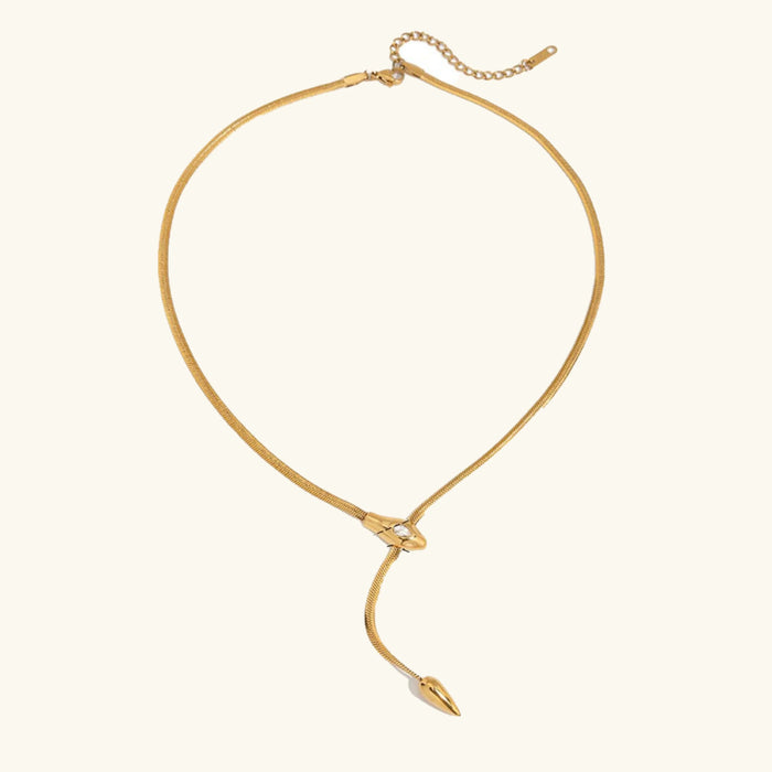 Gold Serpentine Pendant