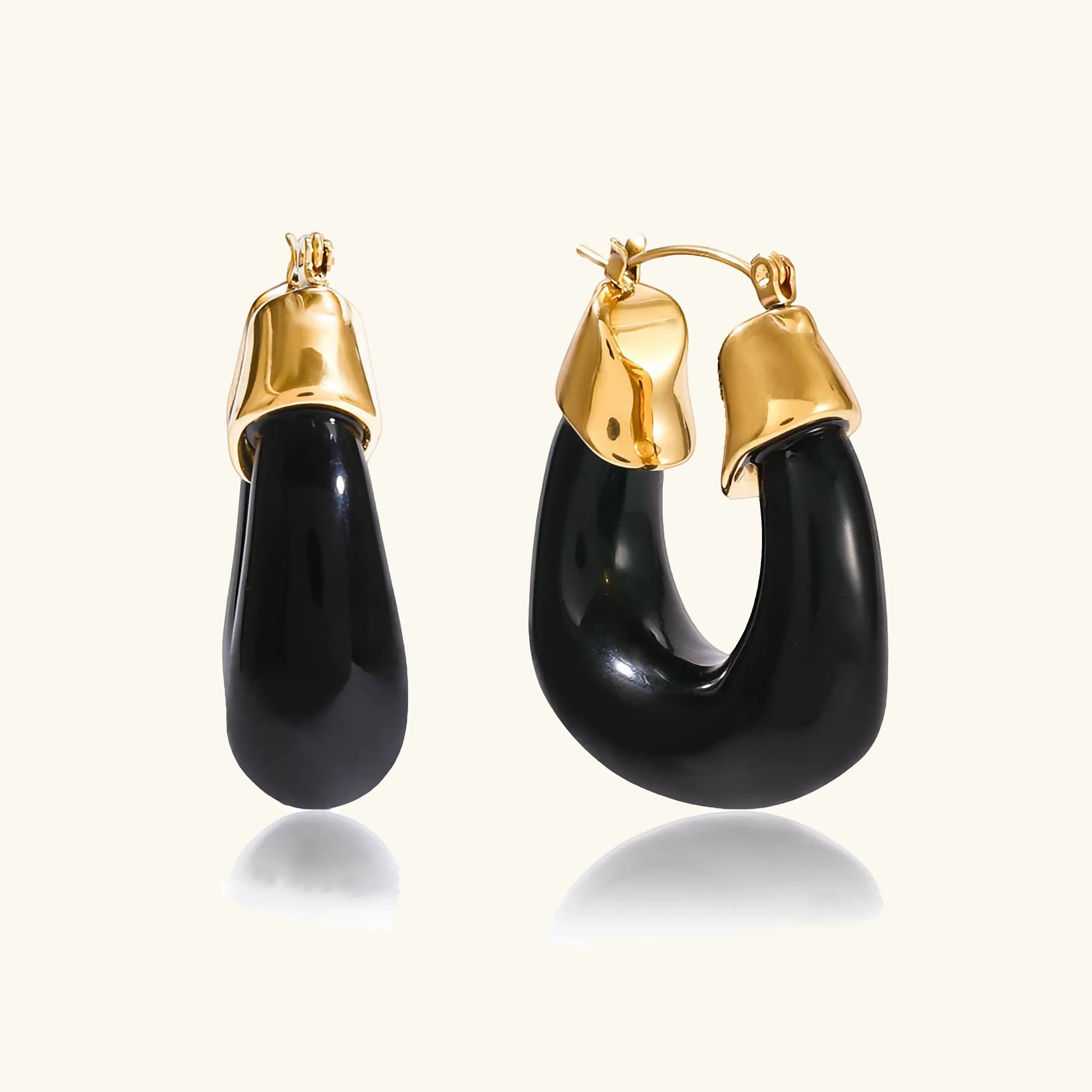 Chunky Enamel Hoops