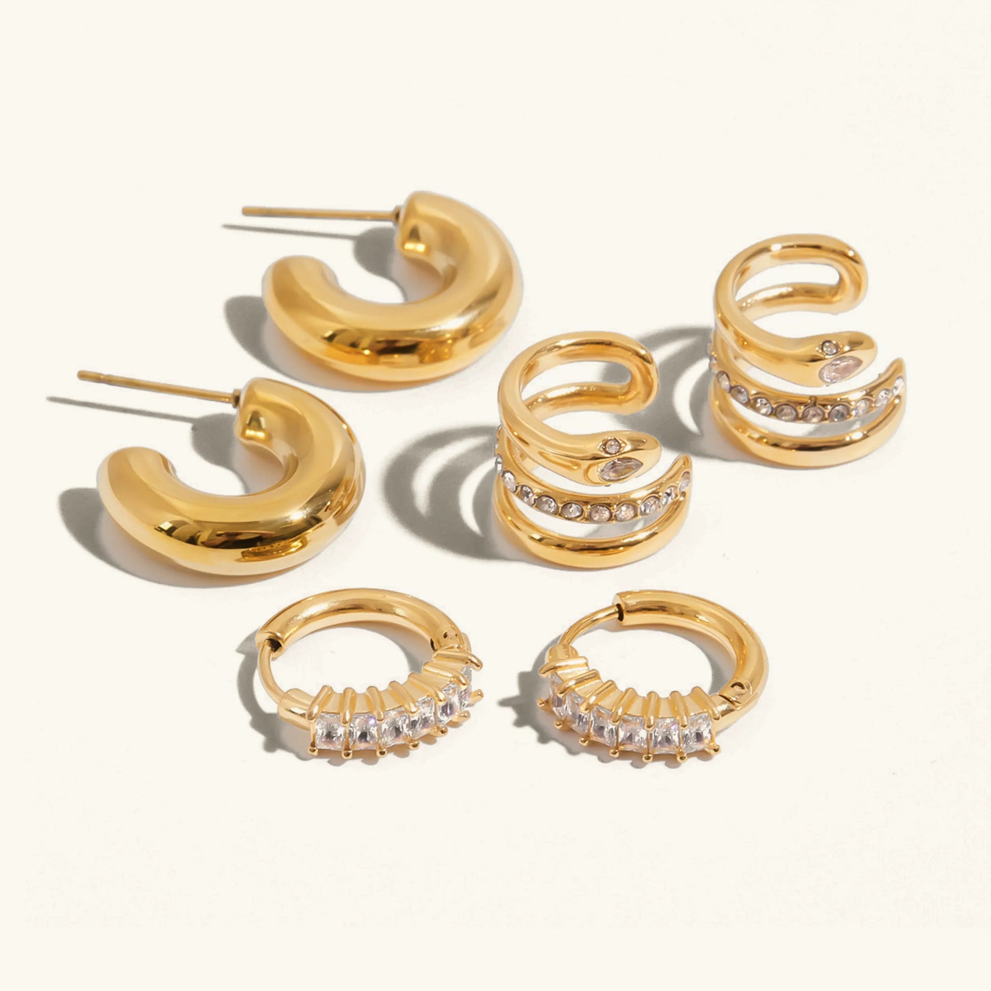 Gold Earrings Bundle Staple