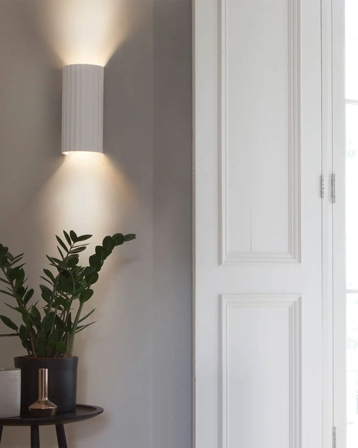 Up & Down Plaster Wall Light